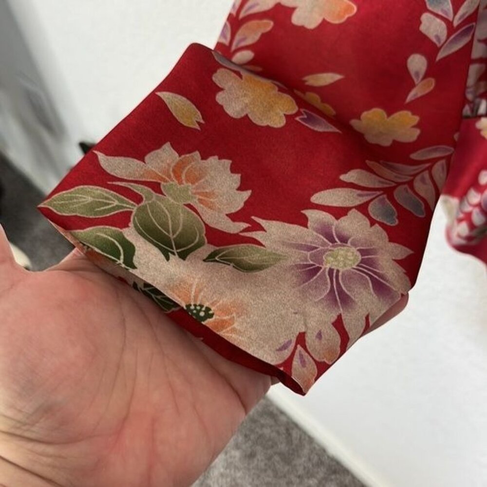 Zara Floral Cross Draped V Plunge Bodysuit - Picture 5 of 11